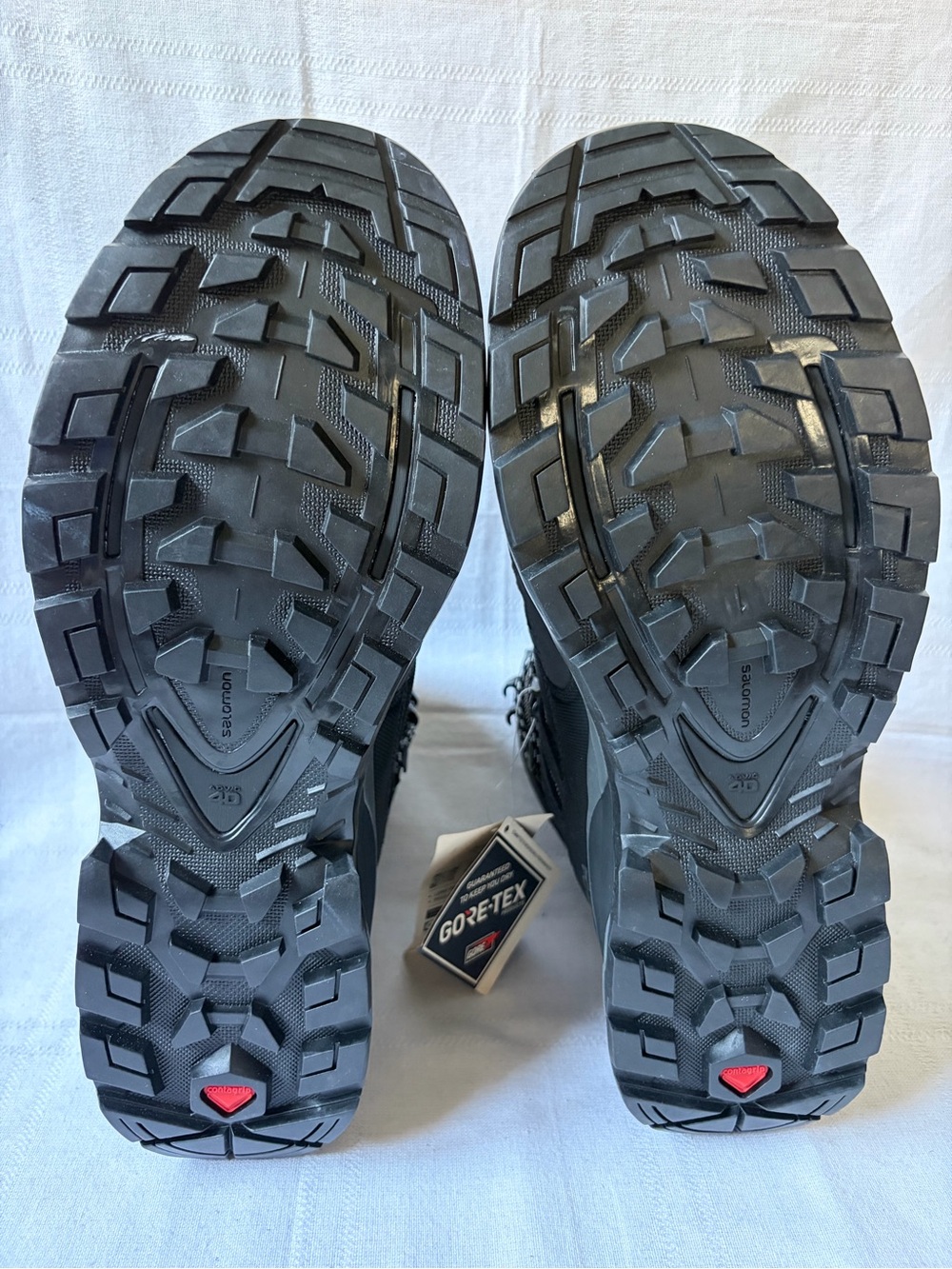 NEW Salomon Quest 4 GTX Gore-Tex Hiking Boots Gray Waterproof Tactical Size 10 - Picture 5 of 10